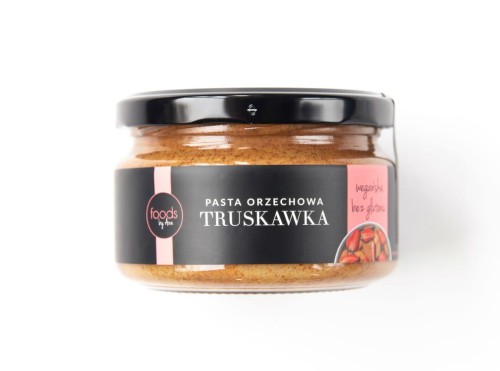 Pasta orzechowa Truskawka 200g - Bez białego cukru i konserwantów -  Foods by Ann.jpg
