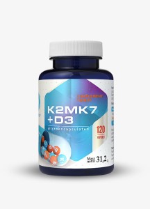 K2MK7+D3 -  zawiera witaminę K2 i D3 - HEPATICA 
