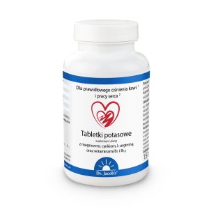 Tabletki Potasowe - Wspomagają prace serca - DR. JACOB'S