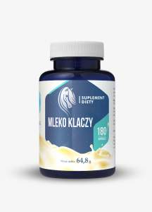 Mleko Klaczy 180 kapsułek - wysoka zawartość witaminy C - HEPATICA 