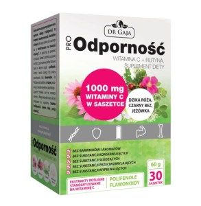 ProOdporność 30 saszetek - Witamina C 1000 mg + Rutyna - DR. GAJA