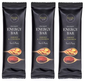 Batony Pocket Energy Bar Jabłko & Cynamon 3 x 35g - Sprzymierzeniec w walce ze zbędnymi kilogramami - Foods by Ann