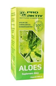 ALOES  Pro Aktiv - Wolny od chemicznych konserwantów!!!