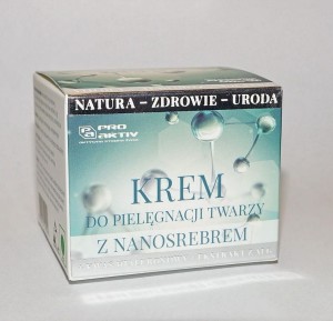 Krem z nanosrebrem, kwasem hialuronowym i ekstraktem z alg - PRO AKTIV