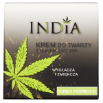 Krem do twarzy dla cery dojrzałej na dzień i na noc 50ml z olejem z konopii - India Cosmetics