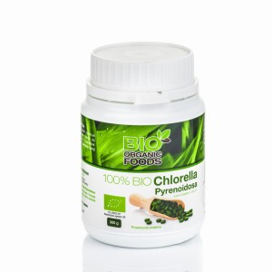 100% BIO Chlorella Pyrenoidosa 300g - Bio Organic Foods