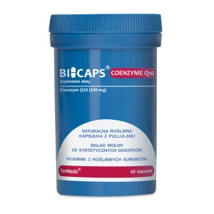 BICAPS COENZYME Q10 Naturalna roślinna kapsułka z Pullulanu - ForMeds
