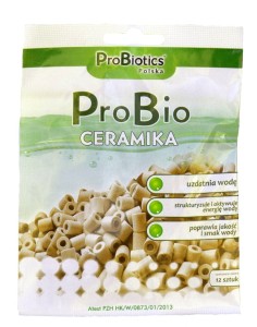 ProBio Ceramika 12 sztuk - elementy w kształcie koralików  wypalone  z glinki zaszczepionej probiotykami - ProBiotics
